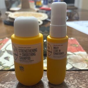 Sol Strengthening Shampoo and Milky Leave-In Conditioner Set